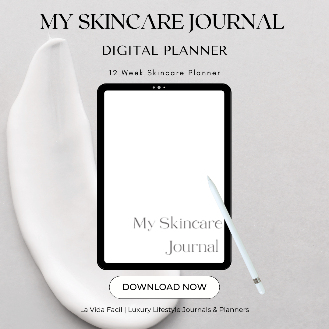 My Skincare Journal | Digital Skincare Planner, Planner for Skincare Routine, Beauty Journal, Self Care Diary, Selfcare Journal