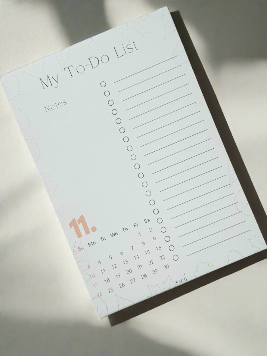 My To-Do List Notepad | A5 Weekly Planner Pad, Desk Planner with Monthly Calendar, Weekly Notepad, Daily Planner, To Do List Desk Pad