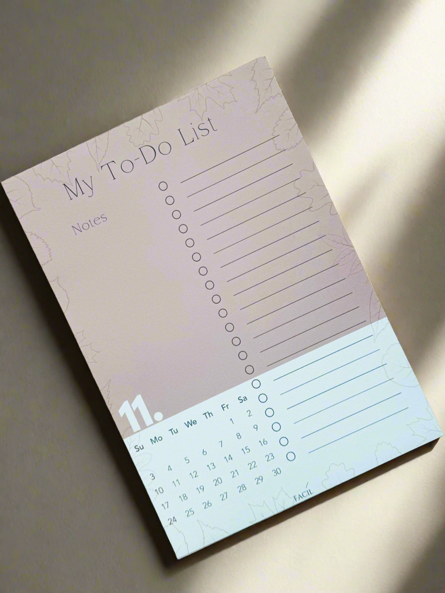 My To-Do List Notepad | A5 Weekly Planner Pad, Desk Planner with Monthly Calendar, Weekly Notepad, Daily Planner, To Do List Desk Pad