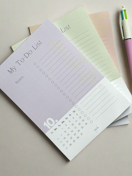 My To-Do List Notepad | A5 Weekly Planner Pad, Desk Planner with Monthly Calendar, Weekly Notepad, Daily Planner, To Do List Desk Pad