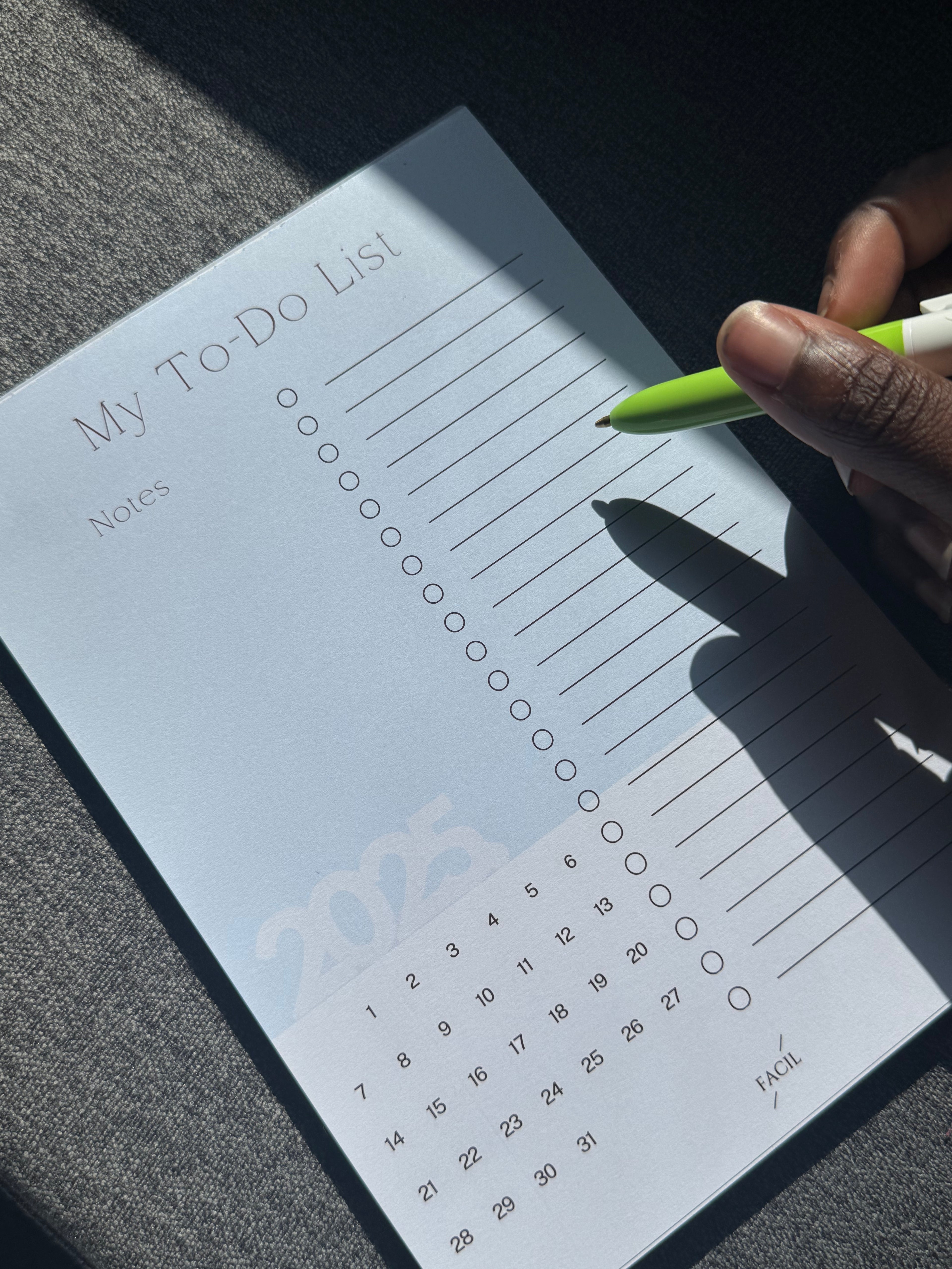 My To-Do List Notepad | A5 Weekly Planner Pad, Desk Planner with Monthly Calendar, Weekly Notepad, Daily Planner, To Do List Desk Pad